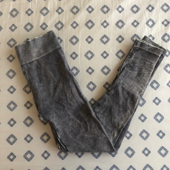Free People Movement acid wash leggings